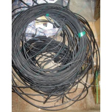 Оптический кабель Б/У для внешней прокладки (с металлическим тросом) в Обнинске, оптокабель БУ (Обнинск)