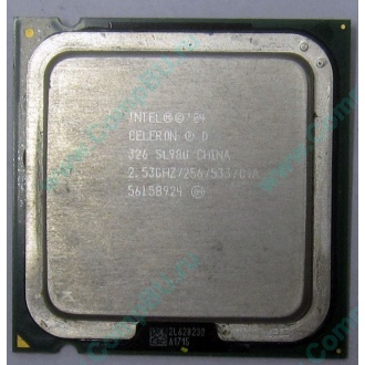 Процессор Intel Celeron D 326 (2.53GHz /256kb /533MHz) SL98U s.775 (Обнинск)