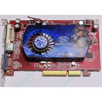 Б/У видеокарта 512Mb DDR2 ATI Radeon HD2600 PRO AGP Sapphire (Обнинск)